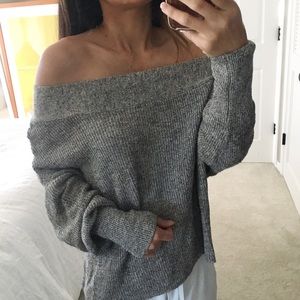 Free People Off Shoulder Sweater